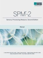 Sensory Processing Measure: Infant/Toddler Print Kit 2nd Ed (SPM-2)